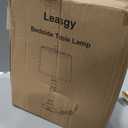 23'' Farmhouse Table Lamps for Living Room Set of 2 with USB C+A Ports, Retro Bedside Lamp for Bedroom, Office, Dining Room, Knob Switch, 3 Color Temperatures, Bulb Included, Black