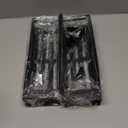 4 Pack Magnetic Spice Rack Organizer for Refrigerator and Oven, Black Fridge Organizers and Storage for Kitchen