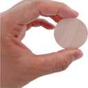 1.5 Inch Natural Wood Slices Unfinished Round Wood Coins for DIY Arts & Crafts Projects, 100 per Pack.