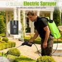 Battery Powered Backpack Sprayer 4 Gallon, Electric Garden Sprayer in Lawn