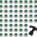 Golf Spikes Replacement 50Pcs Cleats with Wrench, Compatible with Golf Shoes