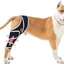 Dog Knee Brace for Torn Acl Hind Leg, Relieves Ligament Injury and Joint Pain, Adjustable Leg Support Bracket for Warmth and Support, Universal Dog Knee Brace for Four Legs(XL)