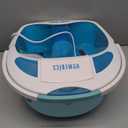 HoMedics Shower Bliss Foot Spa, Shower Massage Water Jets, Pedicure Center with 3 Attachments, Toe-Touch Control, FB-625H