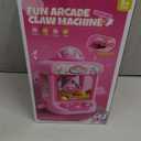 Marlrin Claw Machine for Kids, Mini Vending Machine Girls Unicorn Toys, Candy Grabber Prize Dispenser with Sound & 20 Mini Plush Toys, Electronic Arcade Game Indoor Toy for Home Party Birthday Gifts