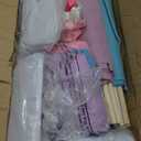 4 Pack Teepee Tent for Kids Slumber Party with Mattress,Fitted Sheet,Light String,Natural Cotton Washable Sleepover Tents for Girls Party Birthday Slumber Movie Night Supplies(Colorful)