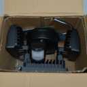 UME 19W LED Flood Light Motion Sensor Outdoor, 2 Adjustable Head, 2000LM, 5000K, IP65 Waterproof, Dusk to Dawn Security Light with Photocell for Exterior,Outside,Garage,House(Black) (1pack)