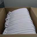 Spiareal Wedding Chiavari Chair Cushion 15 x 15 Inch Seat Cushion Dining Chair Pads with Ties Non Slip Memory Foam Kitchen Chair Pad for Wood Resin Chiavari Chairs Party Decor(White, 24 Pieces)