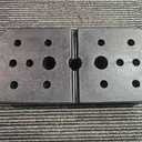 12.50 Lbs Each Rectangular 15" x 7.5" Machine Weight Plate for Training (QTY 4) 