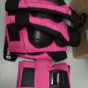 Skateboard Protective Gear Knee Pads and Elbow Pads Set, Elbow and Knee Pads for Roller Skating Wrist Guards Skateboarding Pads (Adult (14+ years), Pink)