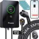 Upgraded 40 Amp Level 2 EV Charger, NEMA 14-50P, 9.6kW J1772 Home Charging