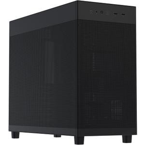 ASUS Prime AP303 ATX PC Case, Mesh Panel Design, Pre-Installed Fan, GPU Support up to 360mm, 360mm Radiator Support, 180mm ATX PSU, 20Gbps USB Type-C