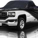 GMC Sierra Truck Cover Custom Fit 2002-2026 Double/Extended/Crew Cab SB (5.7'-6.6') with Door Zipper, 12 Layers Full Exterior Pickup Truck Cover Waterproof All Weather, Wind Dust Sun and UV Protecor.
