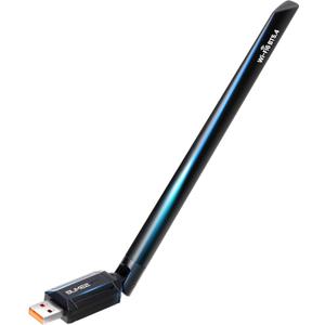 SUMEE 2-in-1 USB Bluetooth 5.4 & WiFi 6 Adapter for PC Desktop, AX900Mbps Dual-Band 5GHz/2.4GHz, 6dBi High Gain Antenna, Wireless Transmitter/Receiver, Plug & Play for Windows 10/11/7