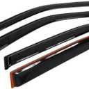 DTYSBFD 4pcs Sun Rain Deflector Guard Window Visors Front Rear Left Driver Right Passenger Upper Side Tape on External Window Style Acrylic Smoke Tinted for Toyota for Corolla 1998-2002
