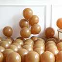 A Baby is Brewing Baby Shower Decorations 187Pcs Coffee Brown Sand White Balloons with Chocolate Long Balloons for Boho Gender Reveal Pregnancy Bridal Shower Birthday Party Supplies