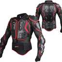 OHMOTOR Motorcycle Body Protective Jacket Armor Men, Motocross Riding Protective Gear,ATV Dirt Bike Chest Spine Protector (Small-Medium)