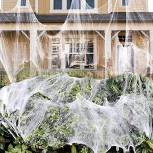 1000 sqft Spider Webs Halloween Decorations Bonus with 30 Fake Spiders, Super Stretch Cobwebs for Halloween Indoor and Outdoor Party Supplies 1000 sqft Spider Webs Halloween Decorations Bonus with 30 Fake Spiders, Super Stretch Cobwebs for Halloween Indoor and Outdoor Party Supplies