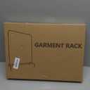 JIUYOTREE Metal 43.3 Inches Garment Rack with Bottom Shelf Clothing Rack for Hanging Clothes Coats Skirts Shirts Sweaters Gold