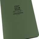 Rite In The Rain Weatherproof 1/2" Ring Binder, 5.625" x 7.875", Green Binder (No. 9200)