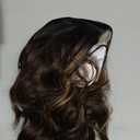 Dark Brown Mixed Blonde Short Wavy Wig for Women Lace Hairline Bob Style Synthetic Heat Resistant - Natural Appearance for Everyday Hairstyle 14 Inch