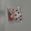 CameCosy Cute Strawberry Case for Airpods 1/2 Cover with Lovely Keychain, Cute Unique Design Women Girls Protective Shockproof Soft TPU Premium Cover for Airpods 2nd Generation