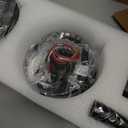 72 Inch Ceiling Fan No Light, Wood Outdoor Ceiling Fans for Patios Living Room Gazebo Porch, Indoor Modern Exterior Extra Large Ceiling Fan without Lights with Downrod(Walnut)