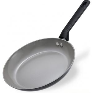 9.5 Inch Nonstick Frying Pan Skillet, Ceramic Frying Pan, Non Toxic Healthy Ceramic Coating, Suitable for All Stovetops, PTFE PFOA PFOS Free, Black