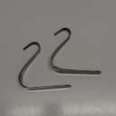 Boao 2 Pcs Christmas Stocking Holders Metal Mantel Stockings Hangers Classic Shelf Heavy Duty Stocking Garland Hangers for Counter Tables Window Fireplace Xmas Party Decoration (Bronze Color)