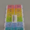 MOLN HYMY Large Pill Organizer 2 Times a Day, AM PM Pill Box 7 Day, 14 Dividers 2 Week Medicine Pill Organizer with Easy Push Button for Medication, Vitamins, Fish Oils, Supplements