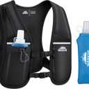 Running Vest, Hydration Backpack with 500ml Water Bladder Adjustable Chest Straps Reflective Strip Design Lightweight Breathable Great for Women Men Run/Hiking/Cycling/Climbing