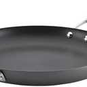 Circulon - 83906 Circulon Radiance Hard Anodized Nonstick Frying Pan / Fry Pan / Hard Anodized Skillet with Helper Handle - 14 Inch, Gray