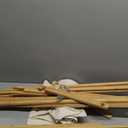 Bamboo Clothes Rack with Storage Box, Portable Extra Large Garment Rack Clothing, Foldable Wardrobe For Entryway and Bed Room (L)