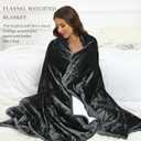 Alomidds Weighted Blanket Queen Size 15lbs 60x80 inches,Soft Plush Fleece Throw Weighted Blankets with Cozy Warm Sherpa,Ultra Fuzzy Heavy Blanket Microfiberfor Sofa Bed, Dark Grey