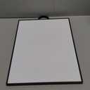TSJ OFFICE Small White Board - 16" X 12" Portable Black Aluminum Framed Whiteboard, Magnetic Dry Erase Board with a Handle, to Do List Notepad for Office, Home, School