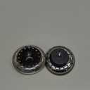 2 Pack - Kitchen Sink Strainer and Stopper Combo Basket Replacement for Standard 3-1/2 inch Drain, Stainless Steel Basket with Plastic Knob, Rubber Stopper Bottom - Hilltop Products