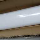 Relaxweex 36 Inch x 5 ft x 30 Mil Extra Large Adhesive Magnetic Sheet Roll Not Printable Adhesive Backing Cut and Customize Flexible Sheets Blank White Surface Magnetic Sign for Craft Photo Craft