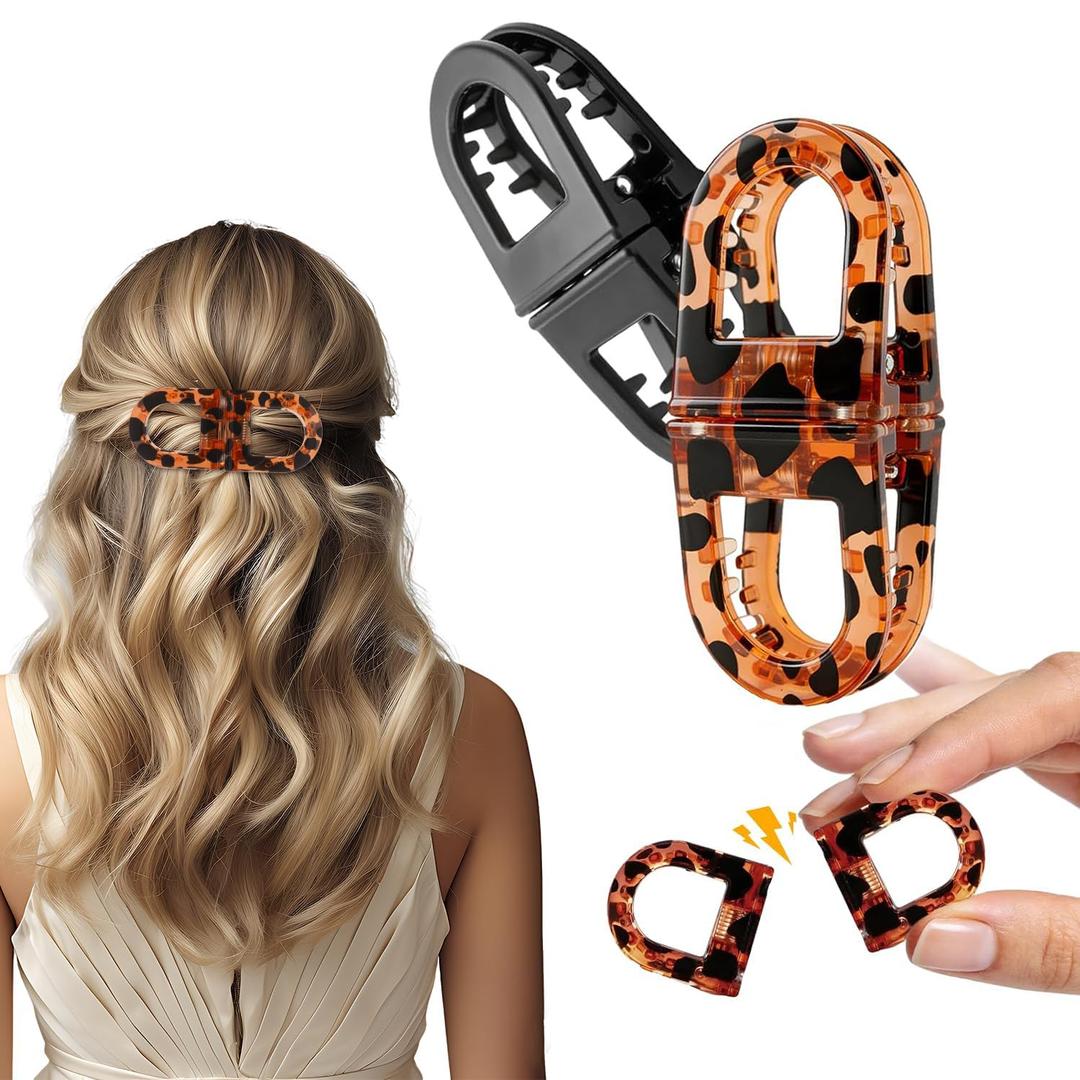 Magnetic Hair Clips for Women - Strong Hold No-Slip Small Hair Clips, No Crease Magnetic Hair Styling Clips, Seamless Design for Easy Everyday Hairstyles, Suitable for All Hair Types