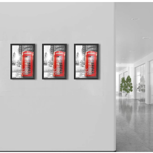 Calenzana 11x17 Picture Frames Set of 3, Wall Gallery Photo Frame for 11 x 17 Poster, Black