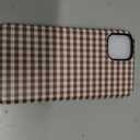 Compatible with MagSafe Plaid Phone Case for iPhone 11 Pro Max, Cute Magnetic Aesthetic Gingham Soft TPU and Hard PC Shockproof Protective Phone Cover for Women Girls-Brown
