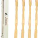 Wooden Bamboo Back Scratcher, 17 Inch Long Handle Back Scratchers for Adults Men Women, with Beautiful Gift Packaging (4 Pack)