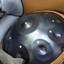 Handpan 19 inch D Minor Kurd Handpan 10 Notes Handpan Drum Instrument for Professional Performance, 432HZ Sound Handpan Drums for Adults