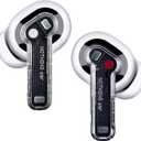 Nothing Ear Wireless Earbuds Bluetooth, 45dB Hybrid Smart ANC Earbuds, 11mm Deep Bass Boost, Hi-Res Audio with LDAC & LHDC 5.0, 6 Mics Call, 40.5H Playtime with Fast Charging Case, ChatGPT Supported
