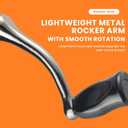 Big Game Surf Spinning Fishing Reel 8000/12000,20KG Drag Power Backlash-Free Bearings,Metal Reel Seat,Zinc Alloy Gear for Saltwater Inshore and Offshore Fishing