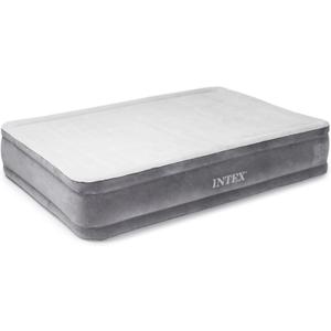 Intex Comfort Dura-Beam Airbed Internal Electric Pump Bed Height Elevated (2020 Model)