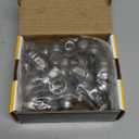 dynofit 24pcs 14x1.5 OEM/Stock Lug Nuts for 2015-2019 Expedition/F-150, M14-1.5 One-Piece Design Factory Chrome Wheel Lugnuts for Lincoln 2015-2023 Navigator, 21mm Hex Anti-Rusting Updated (Silver)