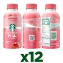 Starbucks Pink Drink, Strawberry Acai with Coconut Milk, 14oz Bottles (12 Pack) (EXP 09/30/26)