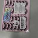 False Eyelashes 14mm Faux 3D Mink Lashes Natural Look Cat Eye Wispy Lashes Pack by Kiromiro, 14 Pairs