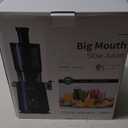 Juicer Machines Easy to Clean, with Wide Mouth & Large Feed Chute, Cold Press Juicer For Whole Fruits & Vegetables, Slow Masticating Self Feeding for Juice Extractor Machine, High Juice Yield (Medium, Premium Black)