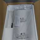 IBUYKE Small Bathroom Storage Cabinet, Narrow Beside Tolite Cabinet with 2 Doors & Adjustable Shelf, Small Bathroom Organizer, Space-Saving Storage Solution for Toilet, Laundry Room UWBS002W (White)