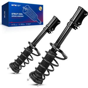 KAX Quick Rear Struts for Toyota 2001 2002 2003 Highlander FWD Rear Shocks Quick Struts Complete Assembly with Coil Spring Set of 2, Replace 171496 171497